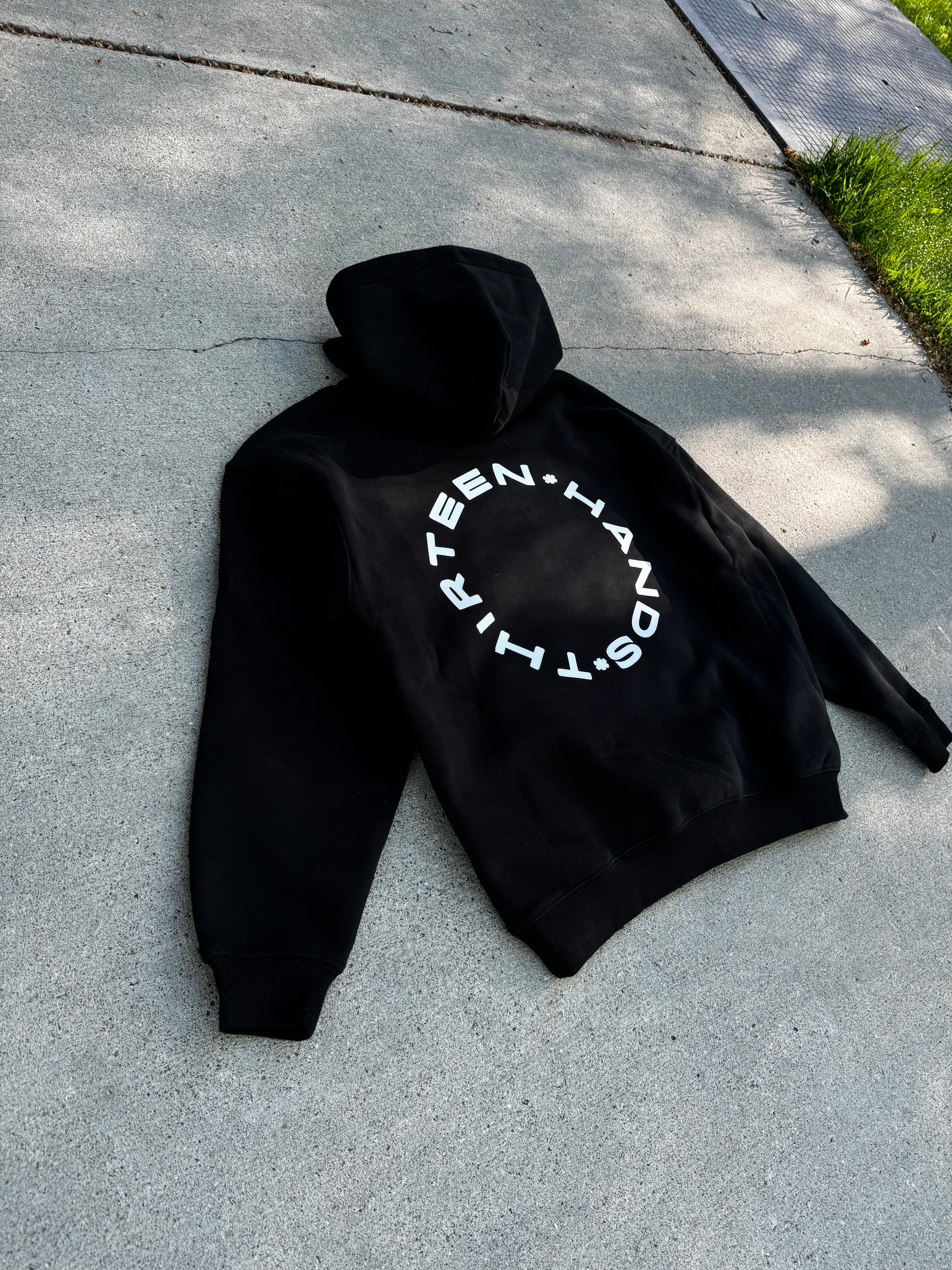 Inception Collection - White on Black Hoodie