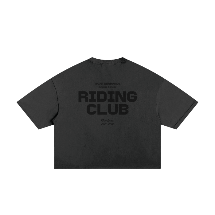 Horse Club Frayed Boxy Tee