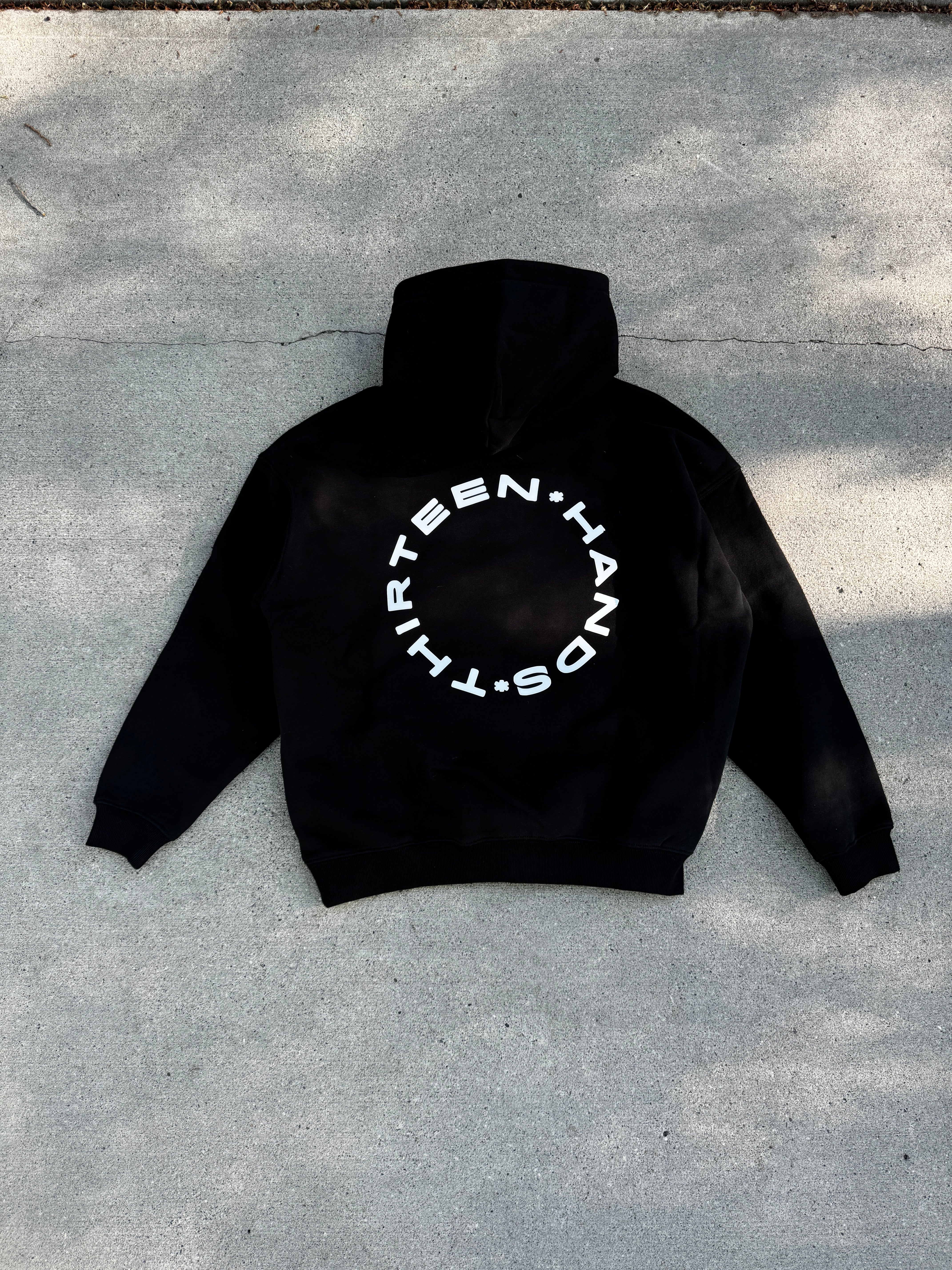 Inception Collection - White on Black Hoodie